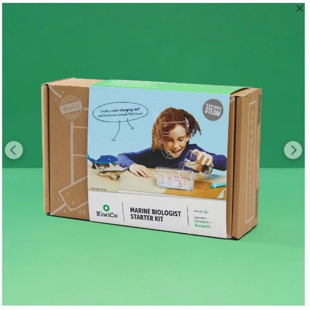 NEW KiwiCo. Kiwi Co.Marine Biologist Science Kit Biology Ocean Life coral reefs